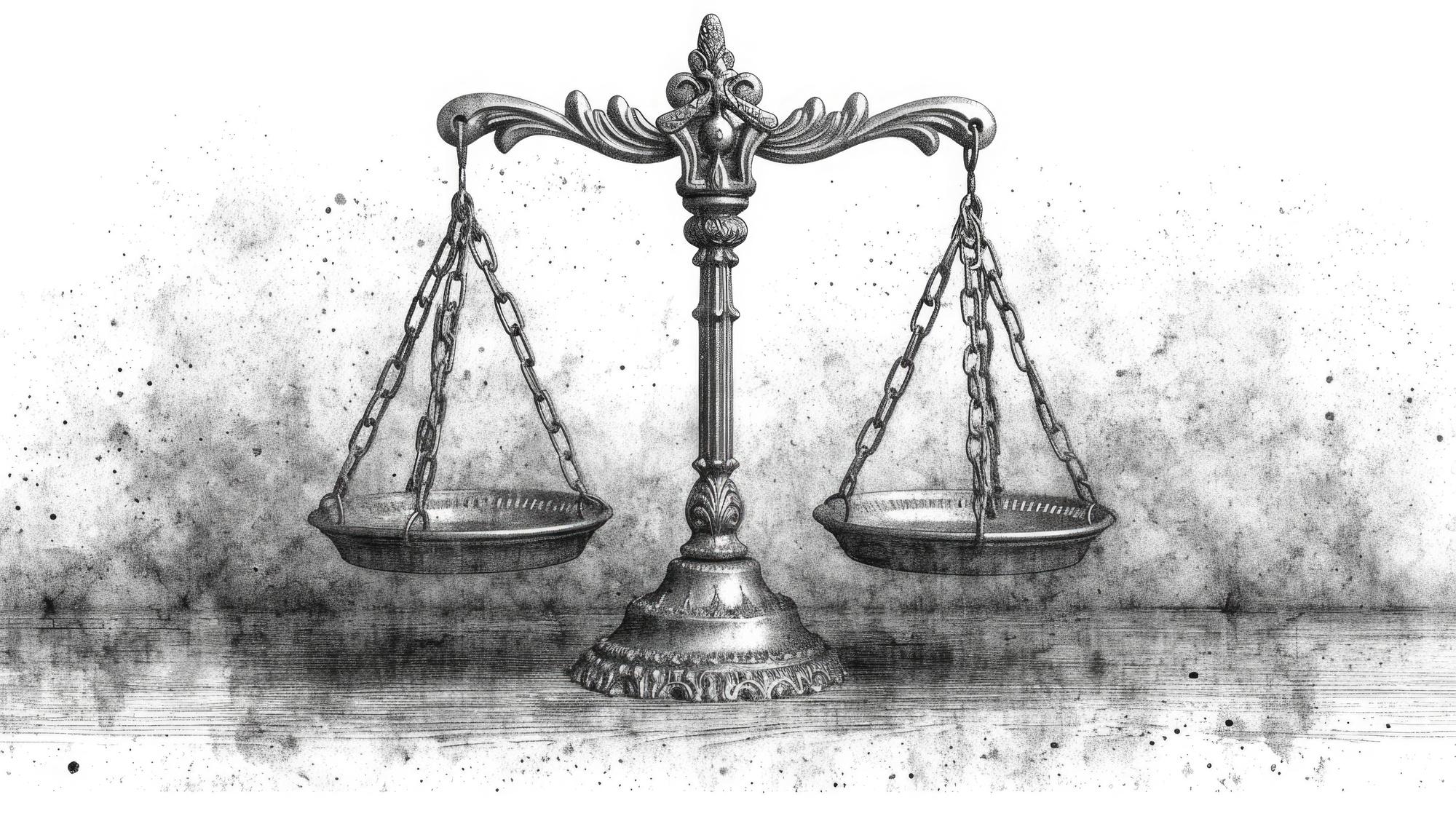 a balance symbolizing law